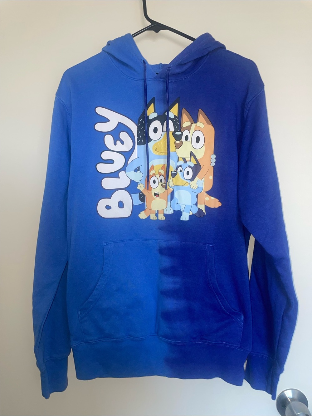 Bluey Kids Blue Pullover Hoodie